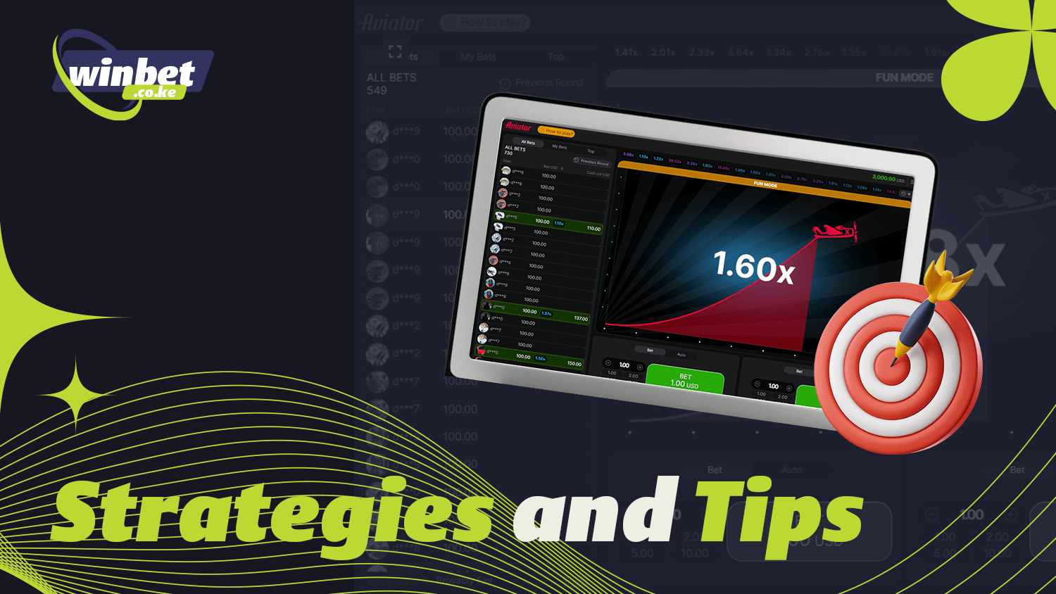 There are some tips for winning at Aviator in Kenya